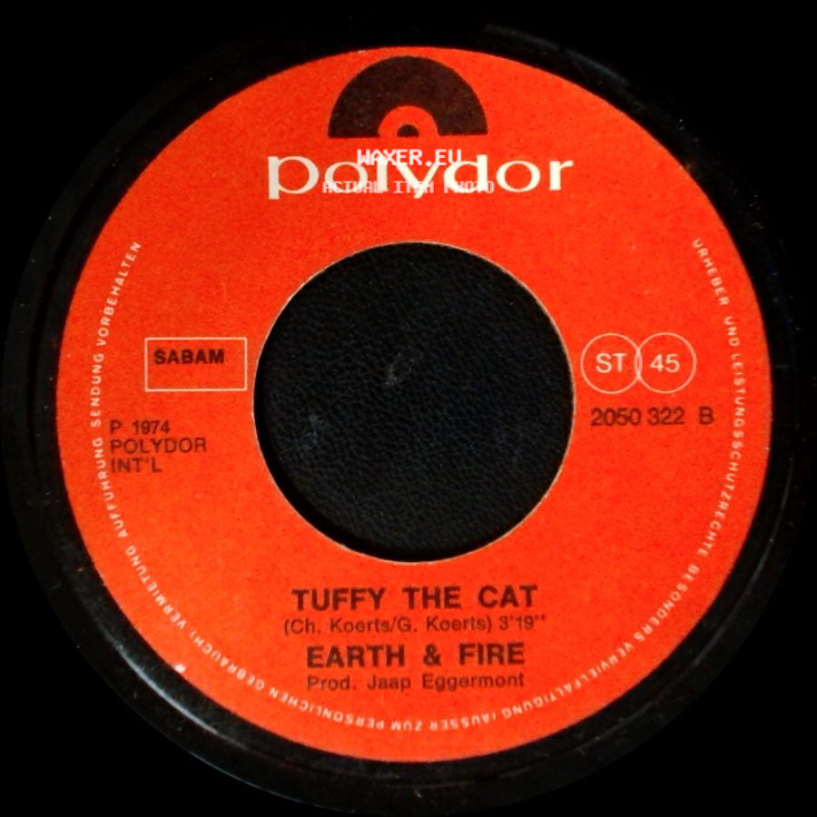Earth & Fire - Love Of Life / Tuffy The Cat side B