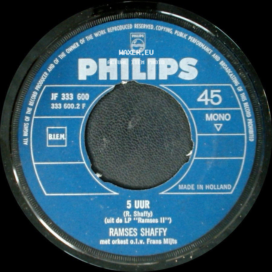 Ramses Shaffy - 5 Uur / Sammy side A