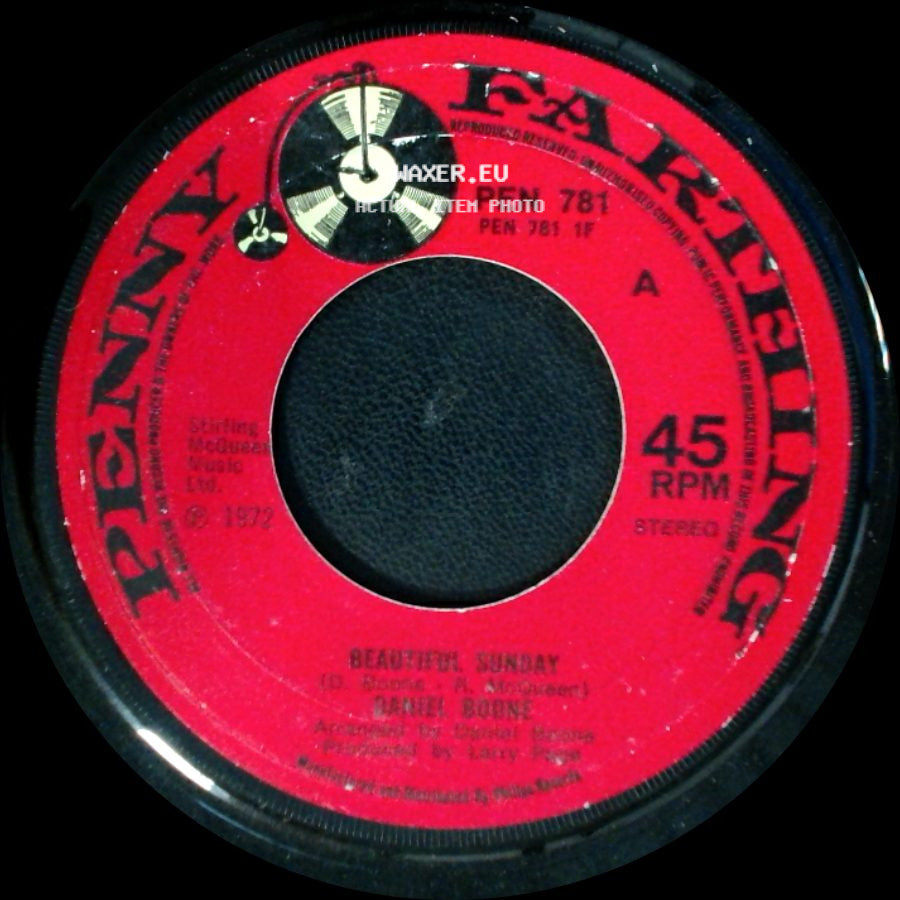 Daniel Boone - Truly Julie / Beautiful Sunday side B