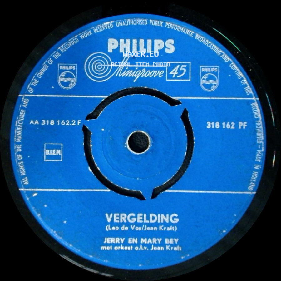 Jerry En Mary Bey - Vergelding / De Vondeling side A
