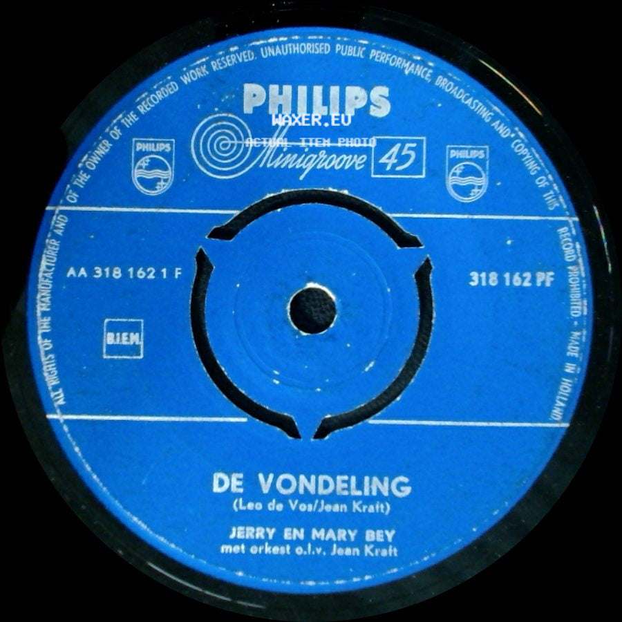 Jerry En Mary Bey - Vergelding / De Vondeling side B