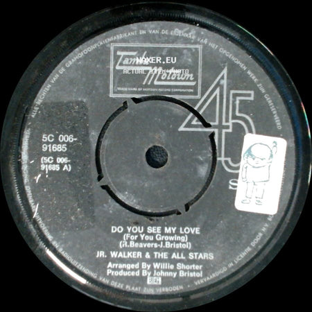 Jr. Walker & The All Stars - Groove And Move / Do You See My Love (For You Growling) side B
