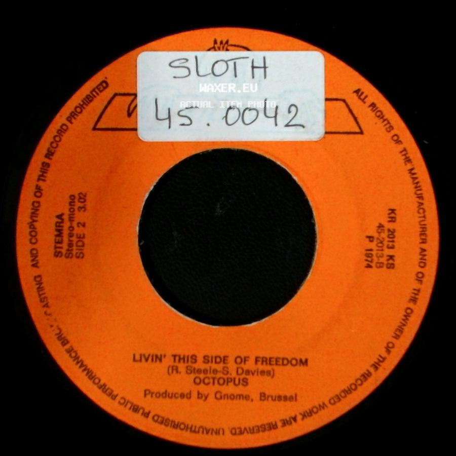 Octopus - I'm So In Love With You (Ik Ben Verliefd Op Jou) / Livin' This Side Of Freedom side B