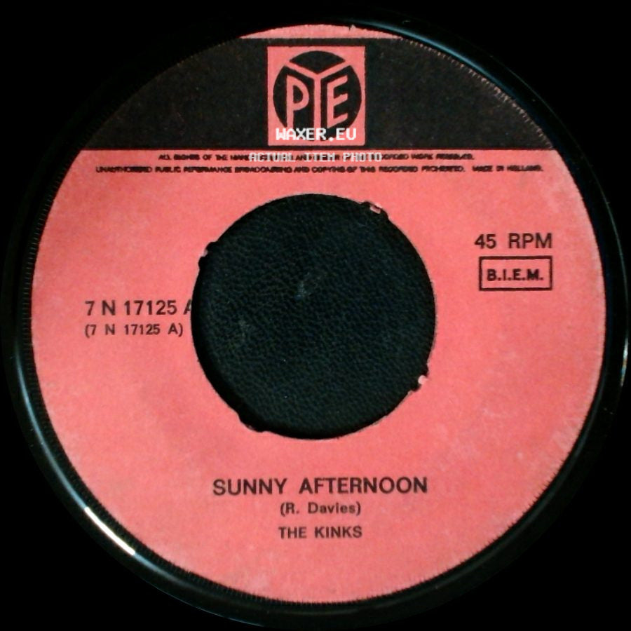 The Kinks - Sunny Afternoon / I'm Not Like Everybody Else side A