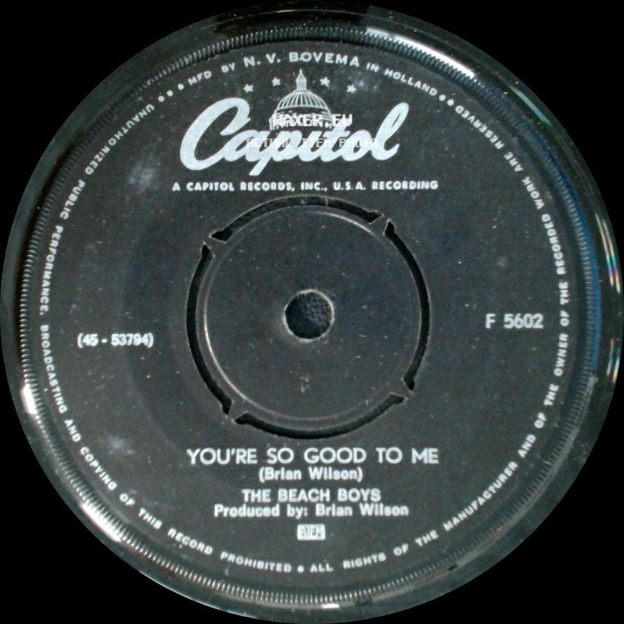 The Beach Boys - You're So Good To Me / Sloop John B side A