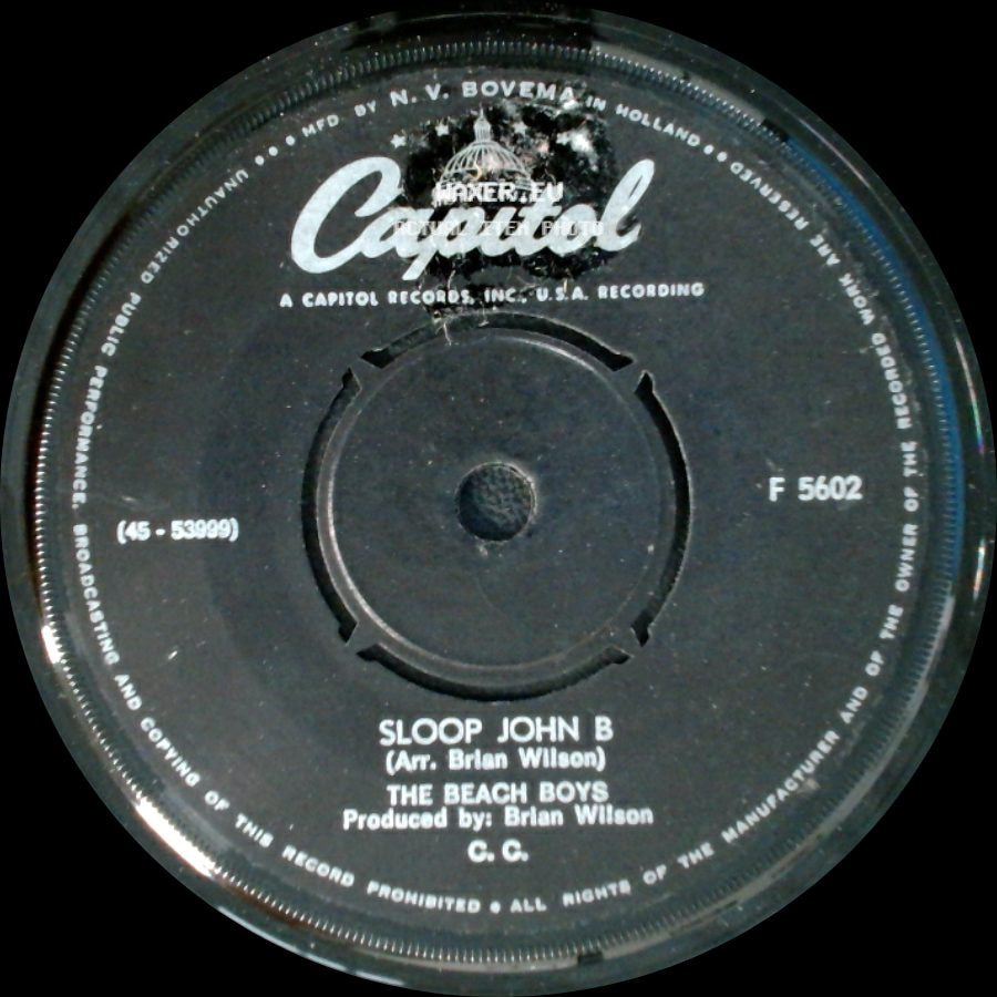 The Beach Boys - You're So Good To Me / Sloop John B side B