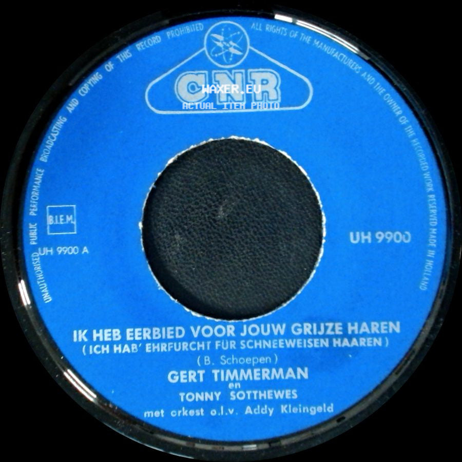 Gert Timmerman En Tonny Sotthewes - Rosa Rosalie / Ik Heb Eerbied Voor Jouw Grijze Haren side B
