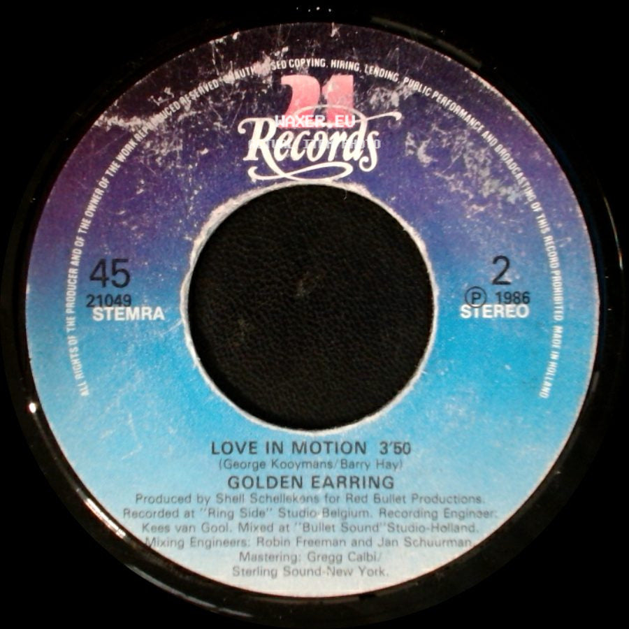 Golden Earring - They Dance / Love In Motion side B