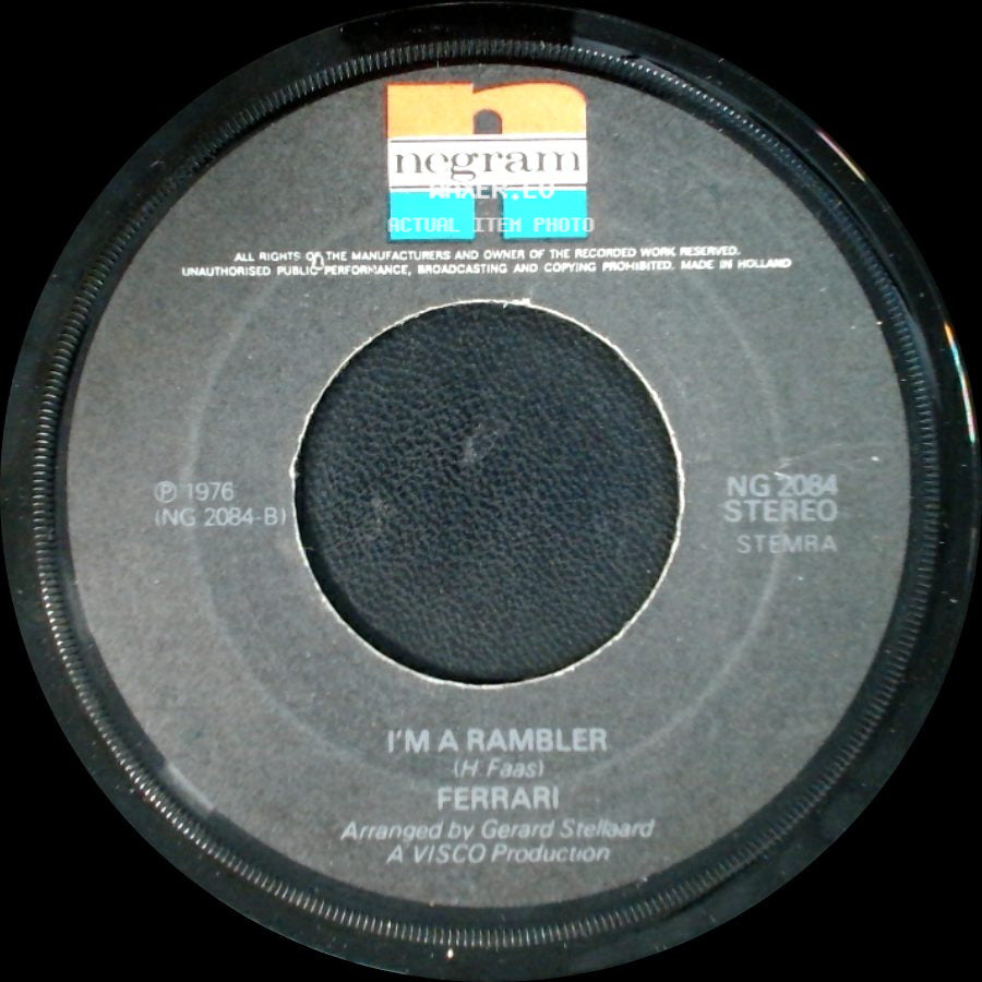 Ferrari - I'm A Rambler / Sweet Love side A