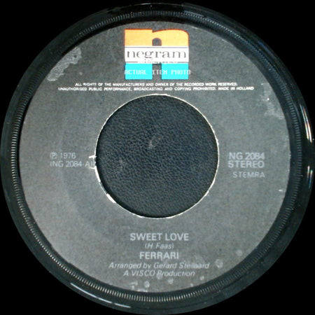 Ferrari - I'm A Rambler / Sweet Love side B