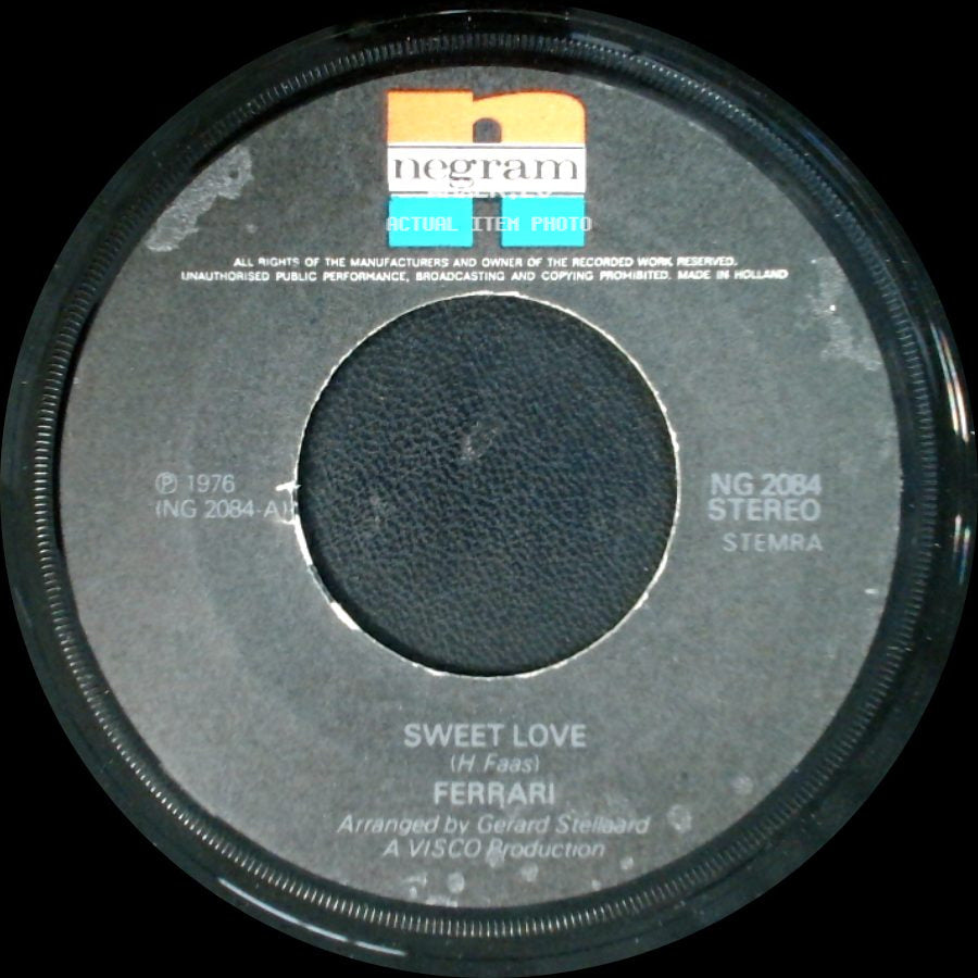 Ferrari - I'm A Rambler / Sweet Love side B