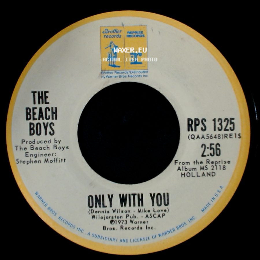 The Beach Boys - Only With You / Sail On Sailor side A