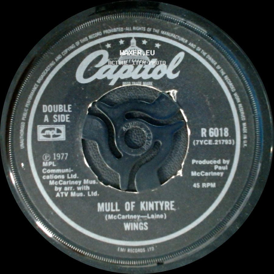 Wings - Girls' School / Mull Of Kintyre side B