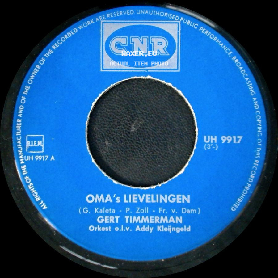 Gert Timmerman - Oma's Lievelingen / M'n Kleine Meid side A