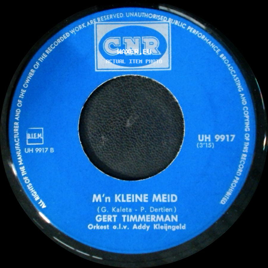 Gert Timmerman - Oma's Lievelingen / M'n Kleine Meid side B