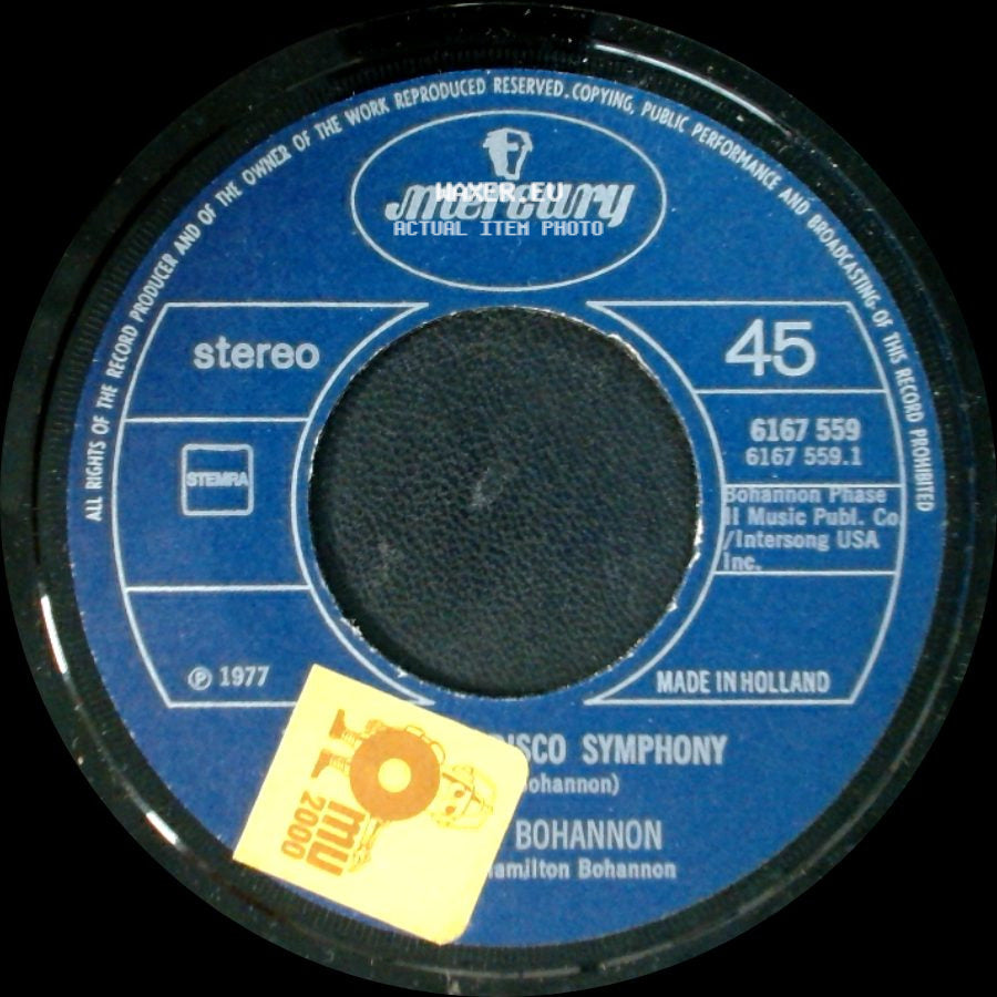 Bohannon / Hamilton Bohannon - Disco Symphony / Moving Fast side A