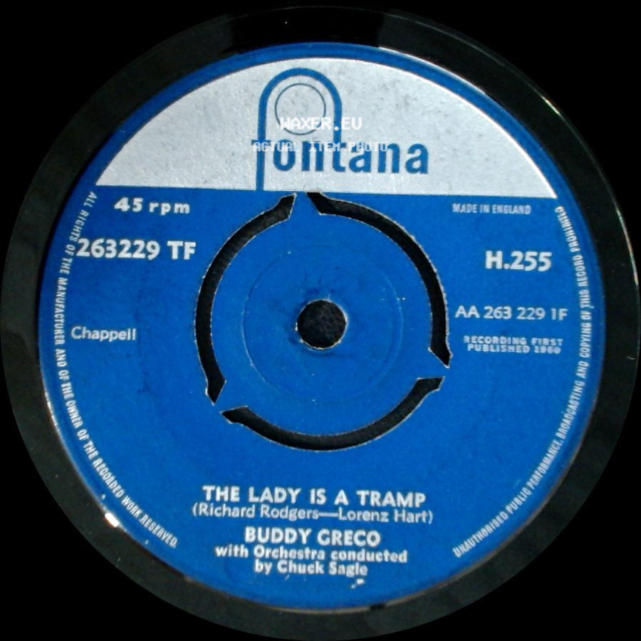 Buddy Greco - The Lady Is A Tramp / Like Young side A
