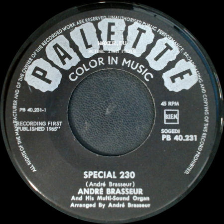 André Brasseur - Early Bird Satellite / Special 230 side B