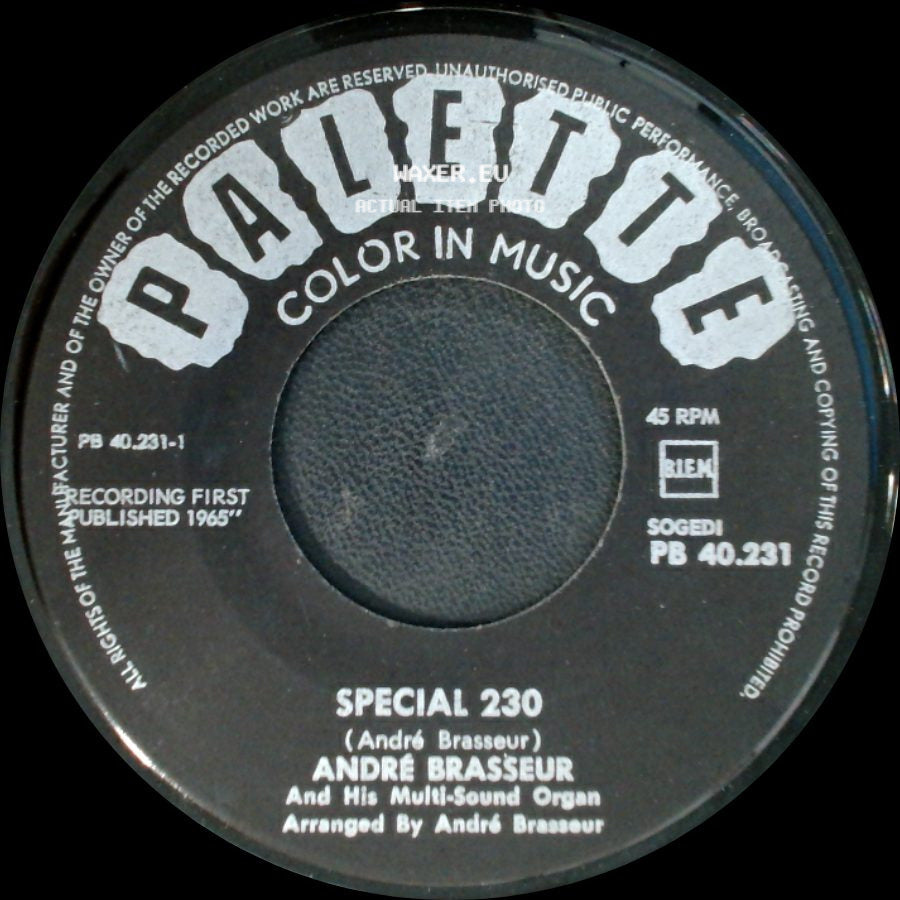 André Brasseur - Early Bird Satellite / Special 230 side B