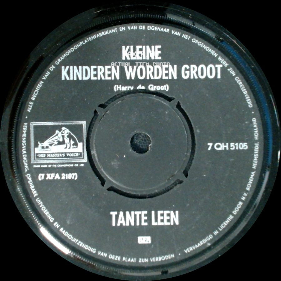 Tante Leen - Kleine Kinderen Worden Groot / Moedertje side A