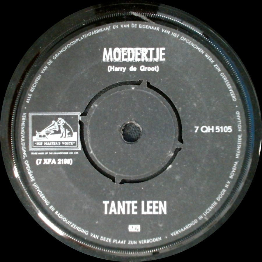 Tante Leen - Kleine Kinderen Worden Groot / Moedertje side B