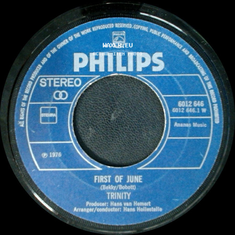 Trinity - Wise Guy / First Of June side B