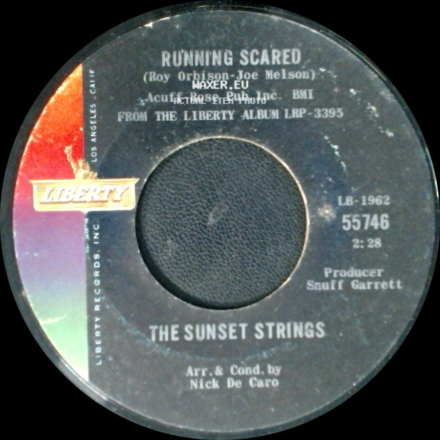 The Sunset Strings - Running Scared / Oh, Pretty Woman side A