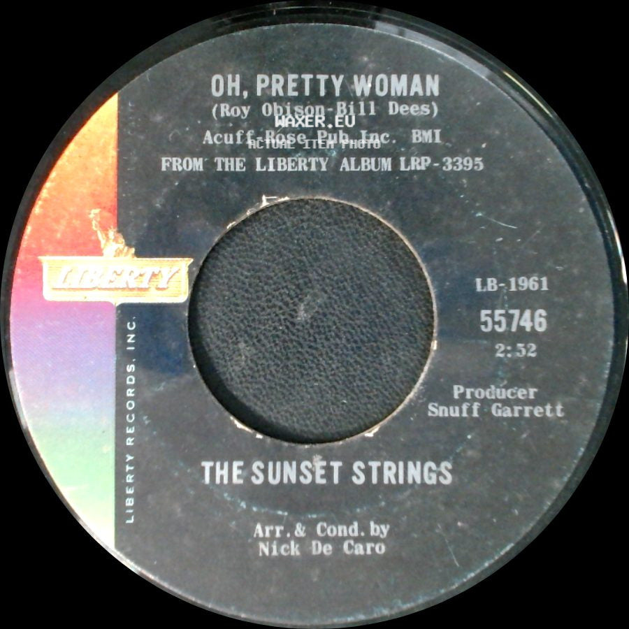The Sunset Strings - Running Scared / Oh, Pretty Woman side B