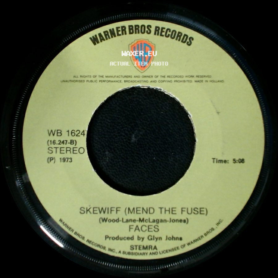Faces - Skewiff (Mend The Fuse) / Cindy Incidentally side A