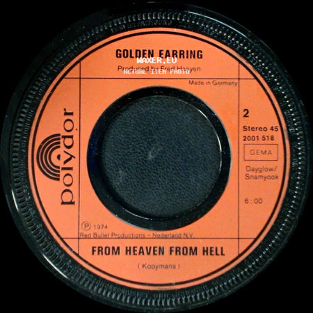 Golden Earring - From Heaven From Hell / Instant Poetry side A