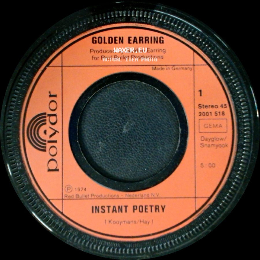 Golden Earring - From Heaven From Hell / Instant Poetry side B