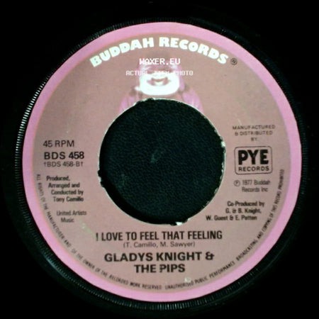 Gladys Knight & The Pips - I Love To Feel That Feeling / Baby Don't Change Your Mind side A