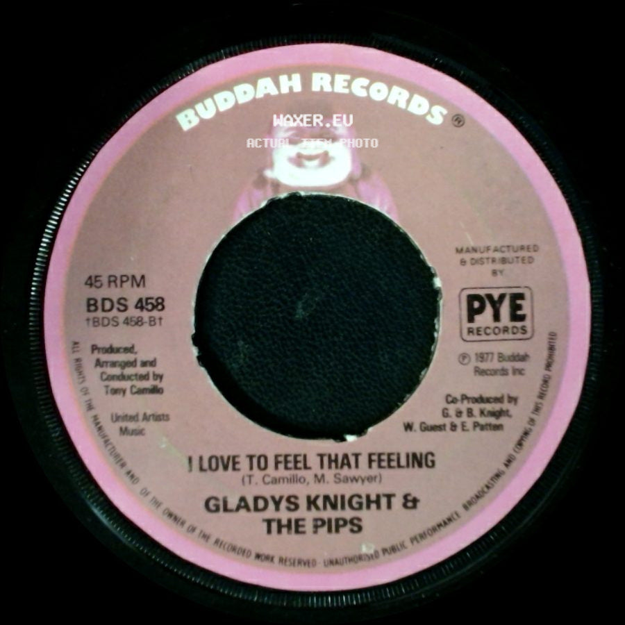 Gladys Knight & The Pips - I Love To Feel That Feeling / Baby Don't Change Your Mind side A