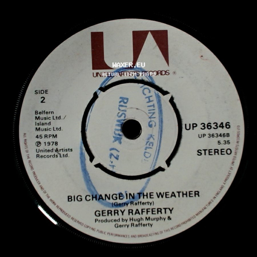 Gerry Rafferty - Baker Street / Big Change In The Weather side B