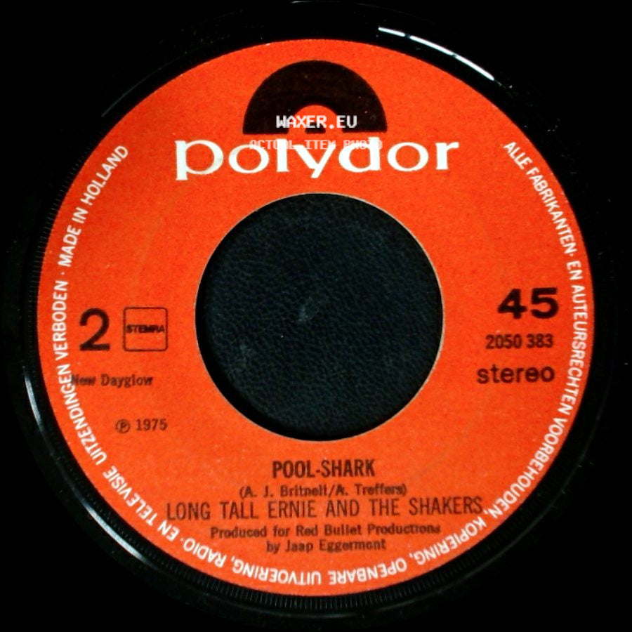 Long Tall Ernie And The Shakers - Pool-Shark / Operator Operator (Get Me A Line) side A