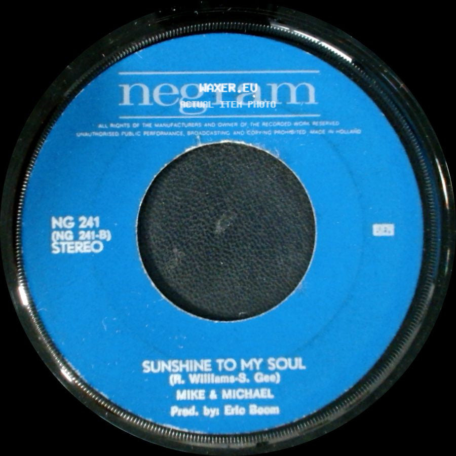 Mike & Michael - Sunshine To My Soul / Let's Stop side A