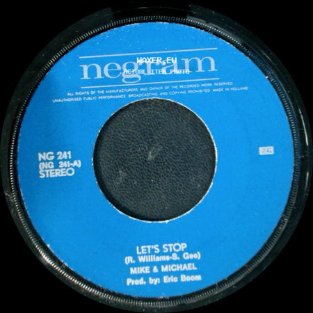 Mike & Michael - Sunshine To My Soul / Let's Stop side B