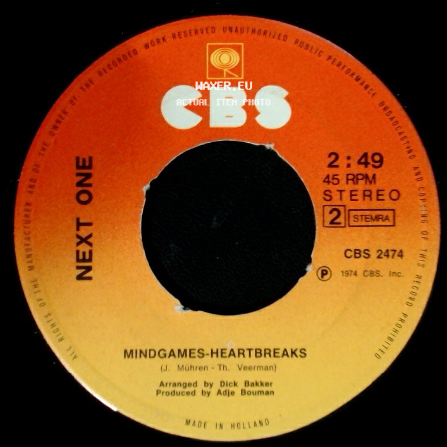 Next One - Mindgames - Heartbreaks / Goodbye Ann Louisa side A