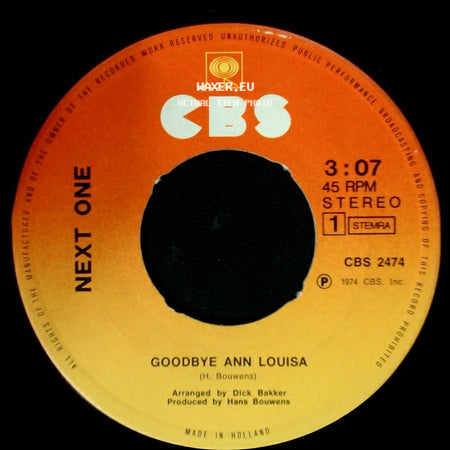 Next One - Mindgames - Heartbreaks / Goodbye Ann Louisa side B