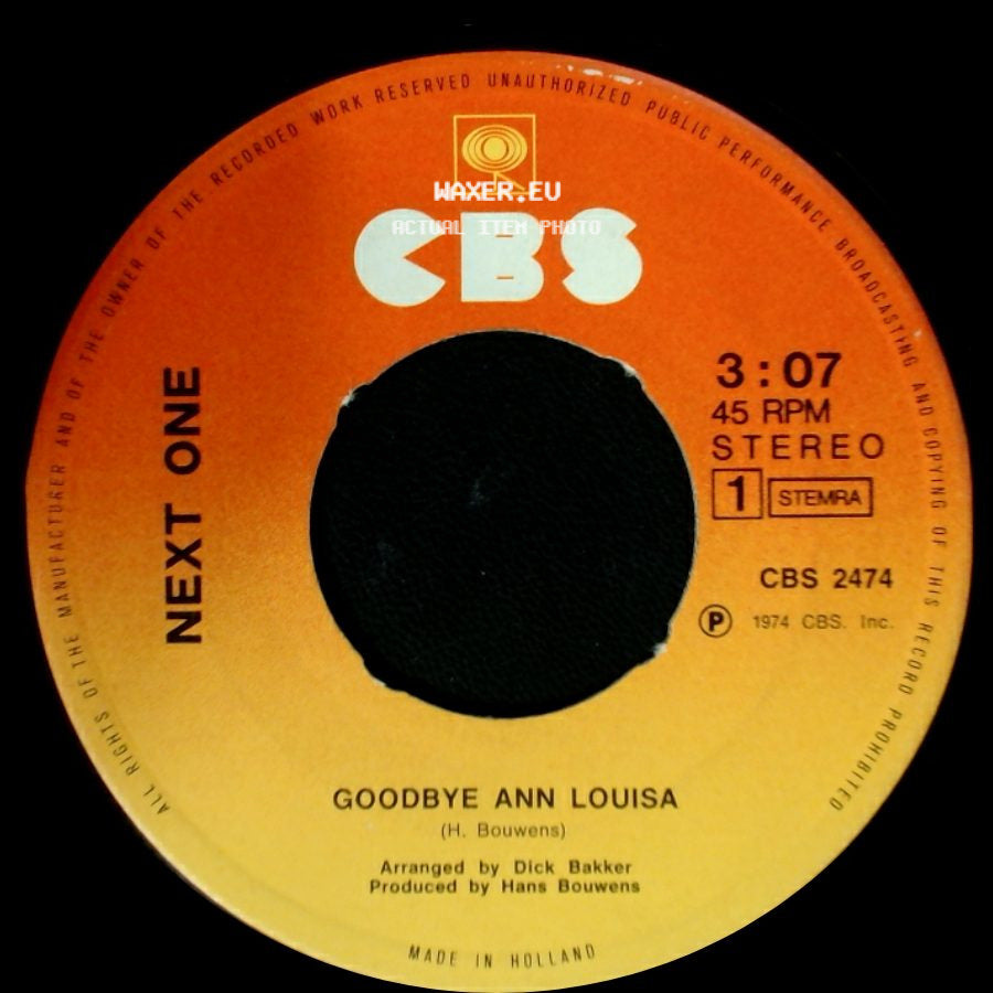 Next One - Mindgames - Heartbreaks / Goodbye Ann Louisa side B