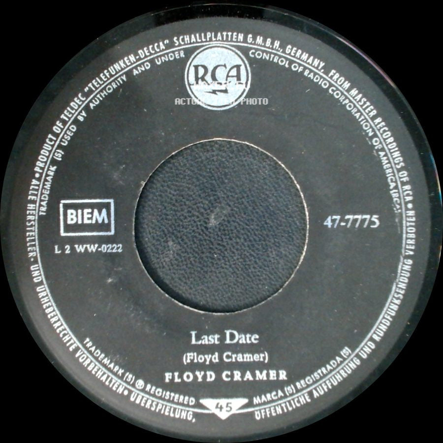Floyd Cramer - Last Date / Sweetie Baby side A