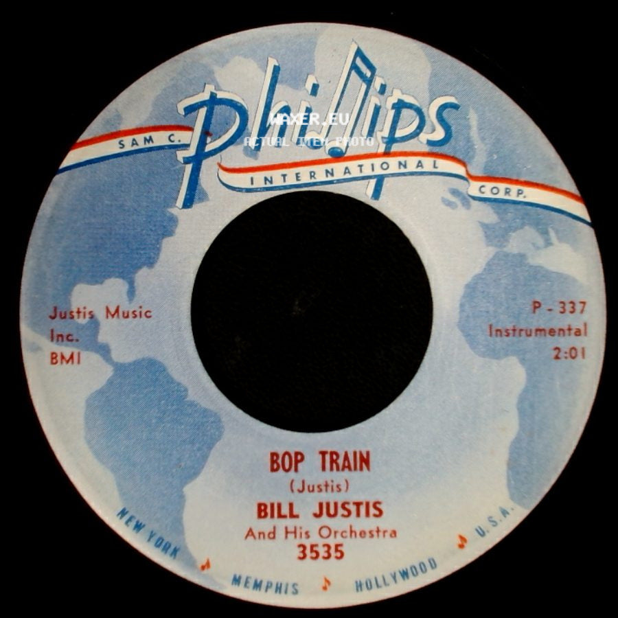 Bill Justis And His Orchestra - String Of Pearls - Cha Hot Cha / Bop Train side B