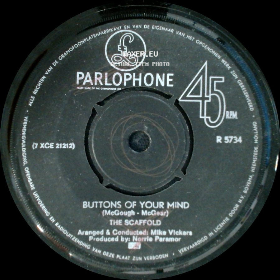 The Scaffold - Buttons Of Your Mind / Lily The Pink side A