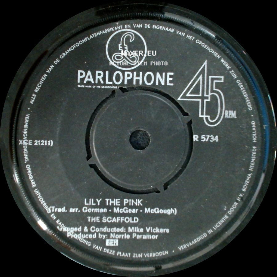 The Scaffold - Buttons Of Your Mind / Lily The Pink side B