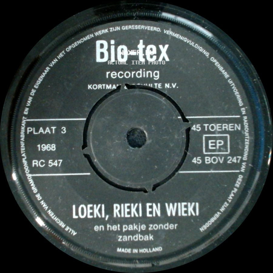 Loeki, Rieki En Wieki - En Het Pakje Zonder Zandbak / Loeki, Rieki En Wieki En Het Pakje Uit De Bus side A