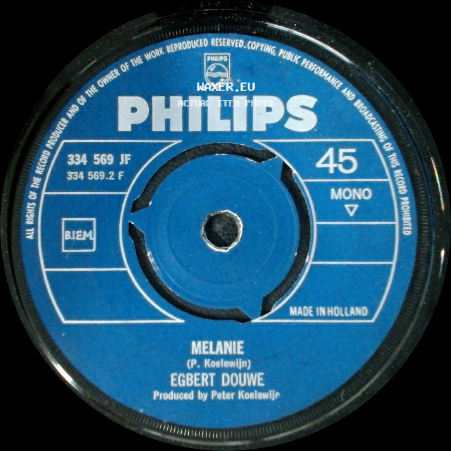 Egbert Douwe - Vader Is De Dader / Melanie side B