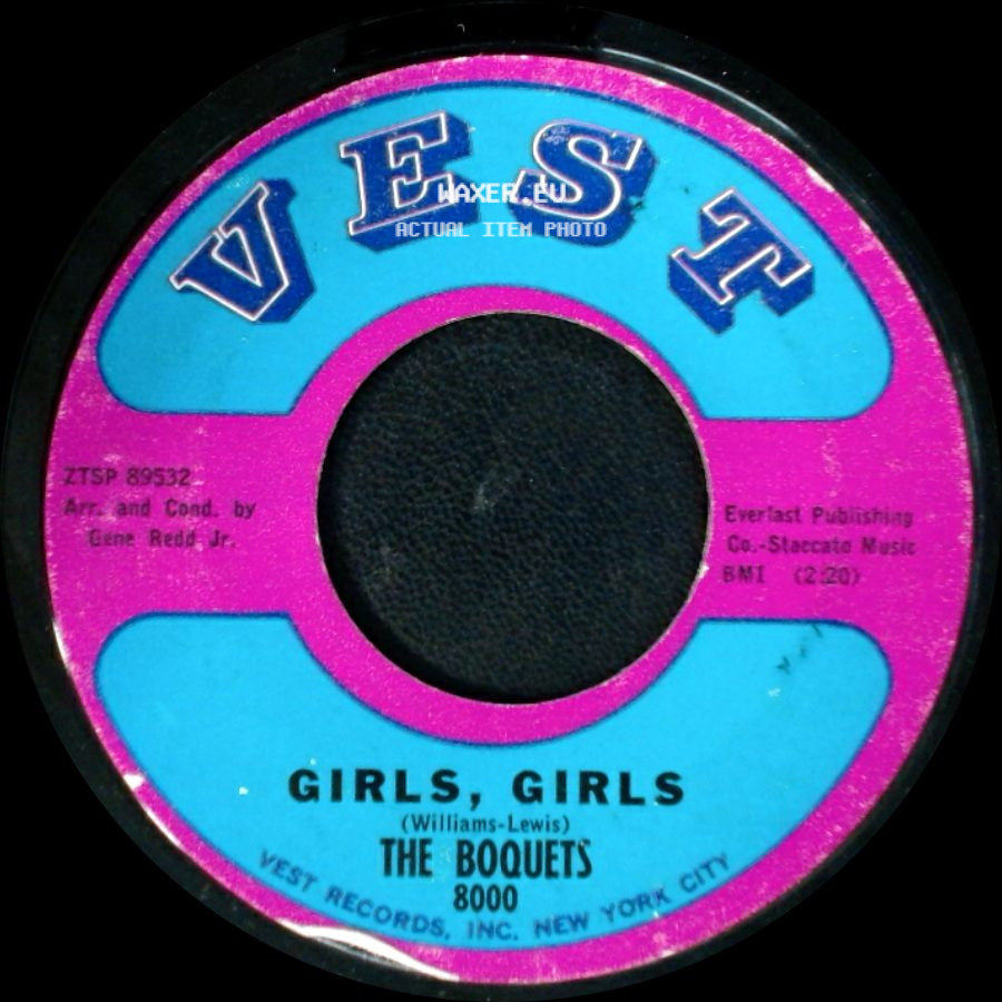 The Boquets - Girls, Girls / Yeah Babe side A