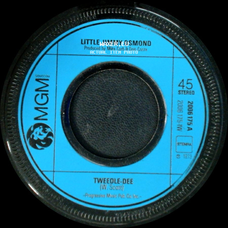 Little Jimmy Osmond - Mama'd Know What To Do / Tweedle-Dee side B