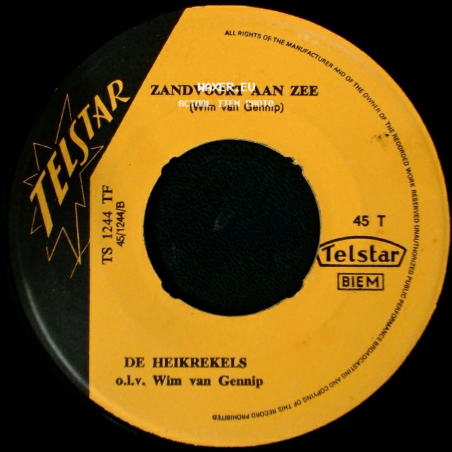 De Heikrekels - Zandvoort Aan Zee / Waarom Heb Je Me Laten Staan ? side A