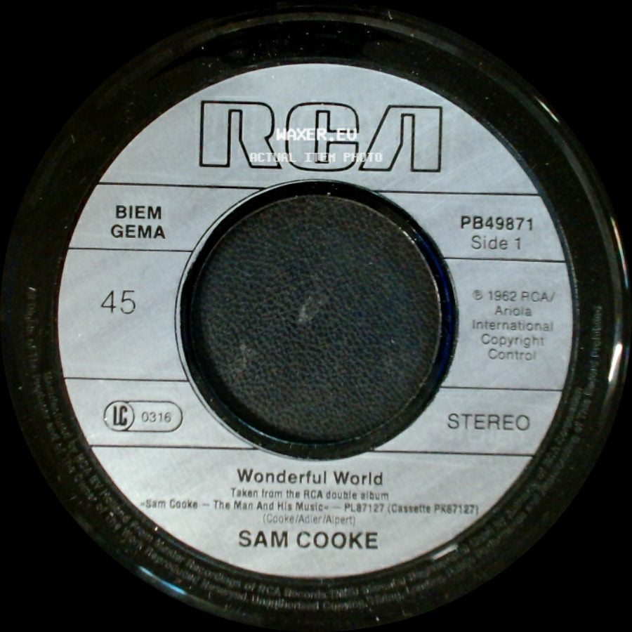 Sam Cooke - Wonderful World / Chain Gang side A